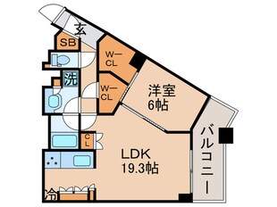 ﾊﾟｰｸﾀﾜｰ勝どきｻｳｽ棟(2627)の物件間取画像